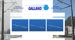 Desktop Screenshot of galland-sas.com