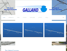 Tablet Screenshot of galland-sas.com